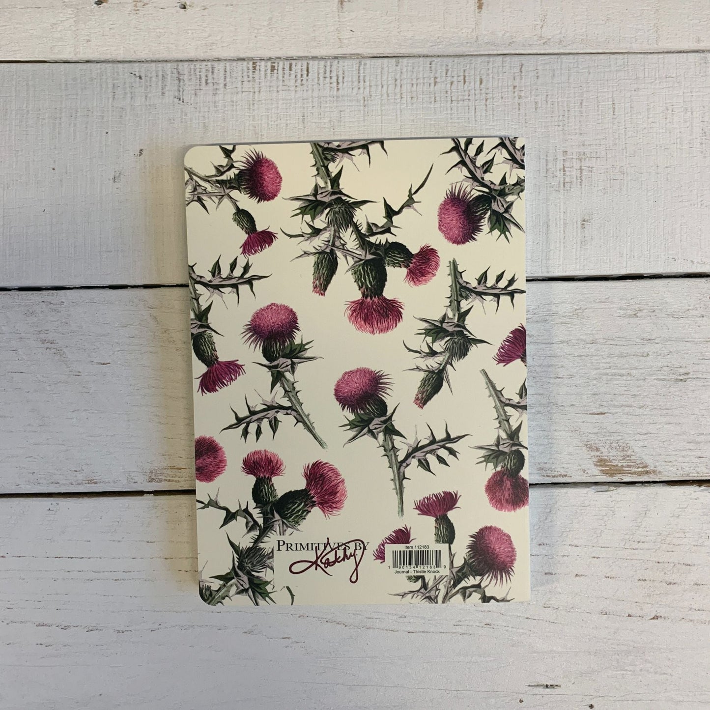 Thistle Knock Your Socks Off Double-Sided Journal | 160 Lined Pages Notebook - Concordia Style Boutique