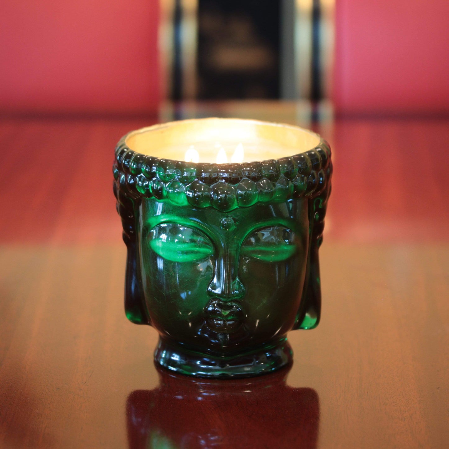 Cleopatra | 24K Gold Emerald Green Glass Buddha Royale - Concordia Style Boutique