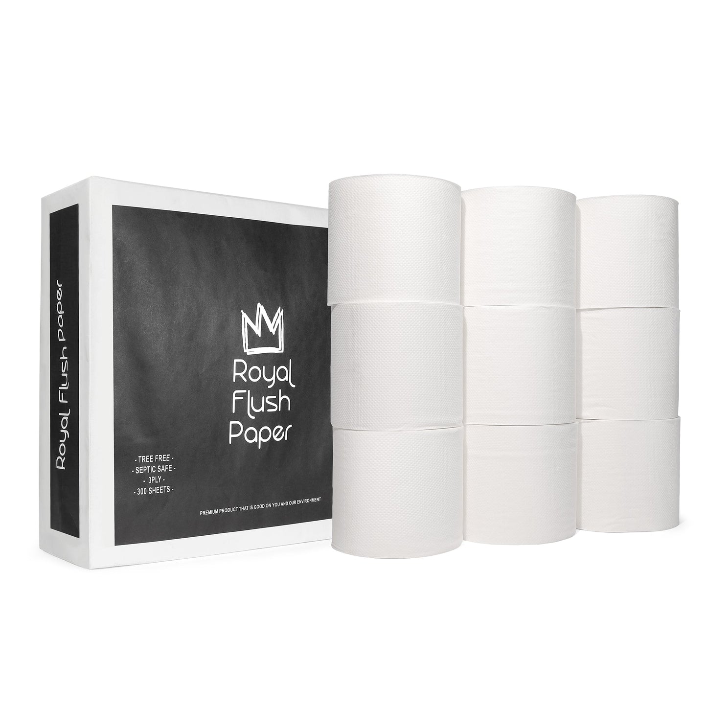 Premium Bamboo Toilet Paper - 45 roll box (5 packs of 9) - Concordia Style Boutique