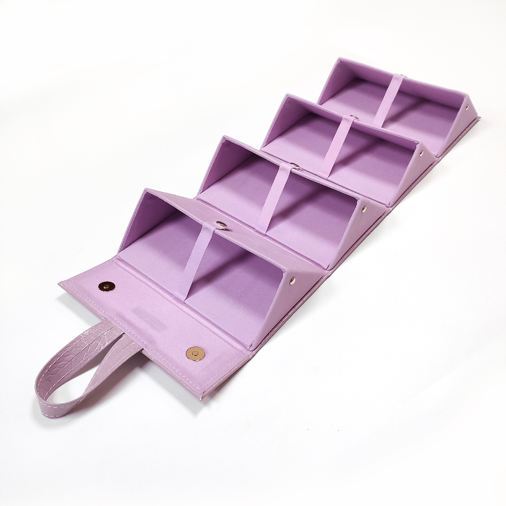 Lilac Faux Croco Travel Case - Concordia Style Boutique