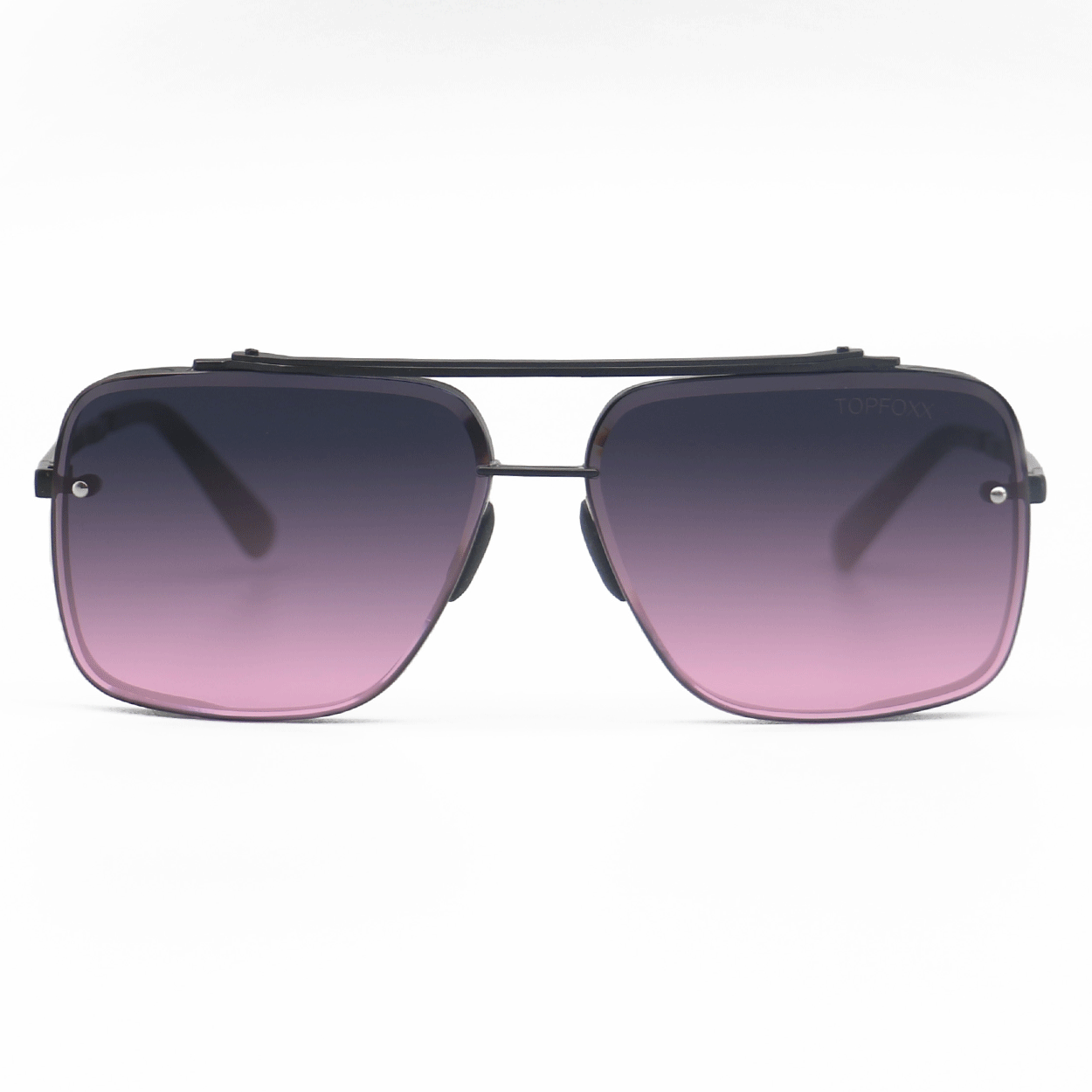 Bella Faded Purple and Pink - Tangle Free Aviator Sunglasses - Concordia Style Boutique