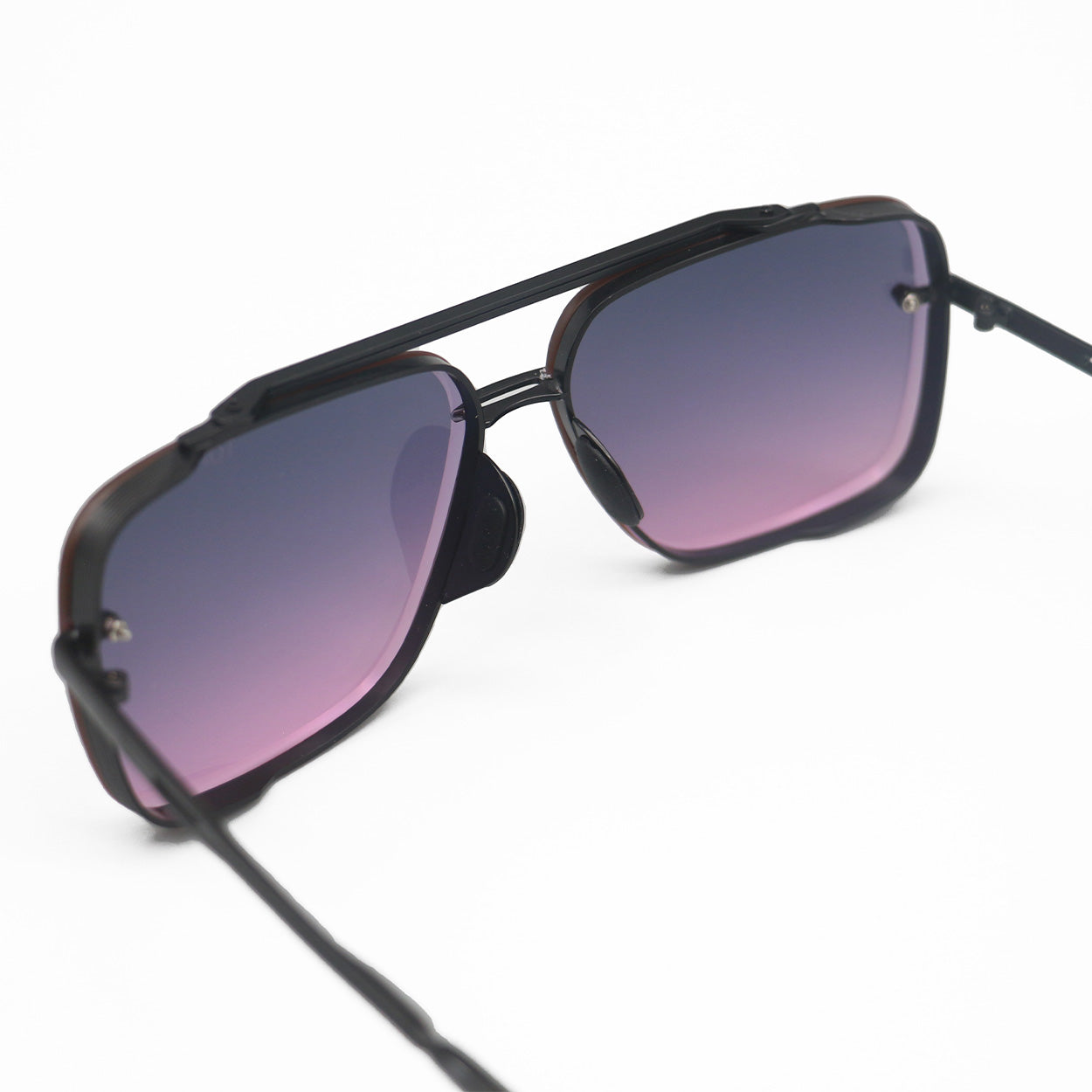 Bella Faded Purple and Pink - Tangle Free Aviator Sunglasses - Concordia Style Boutique