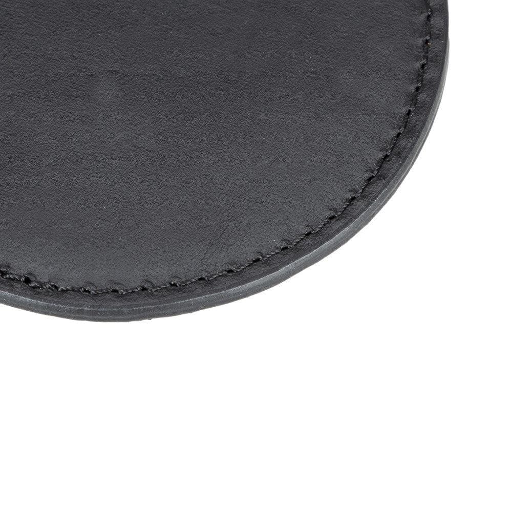 Tucson Genuine Leather Coaster Set of 5 with Holder - Premium Cup Coasters - Concordia Style Boutique