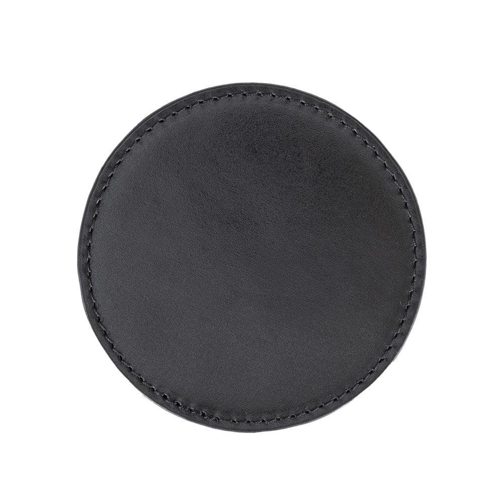 Tucson Genuine Leather Coaster Set of 5 with Holder - Premium Cup Coasters - Concordia Style Boutique