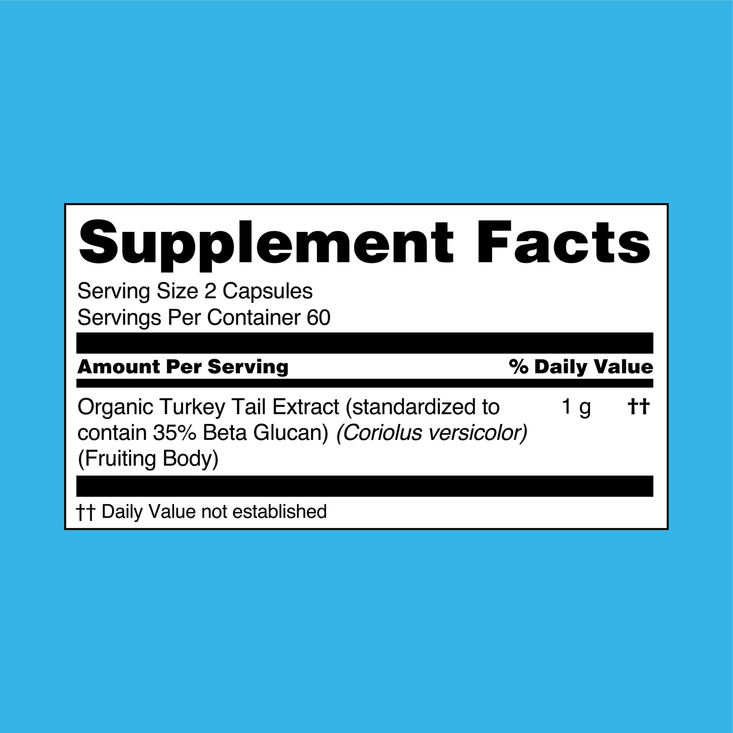 Turkey Tail Mushroom Extract Capsules - Concordia Style Boutique