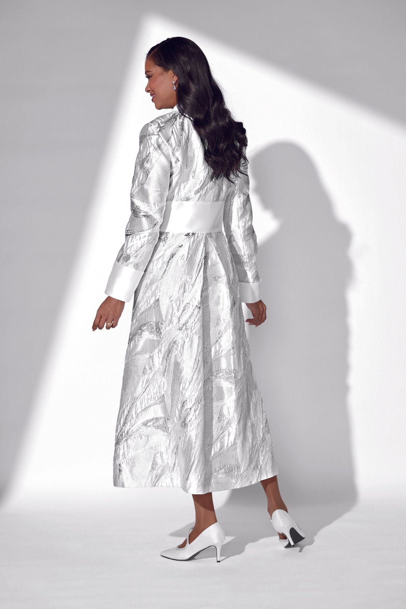 Touch of Metallic Choir Robe by EY Boutique