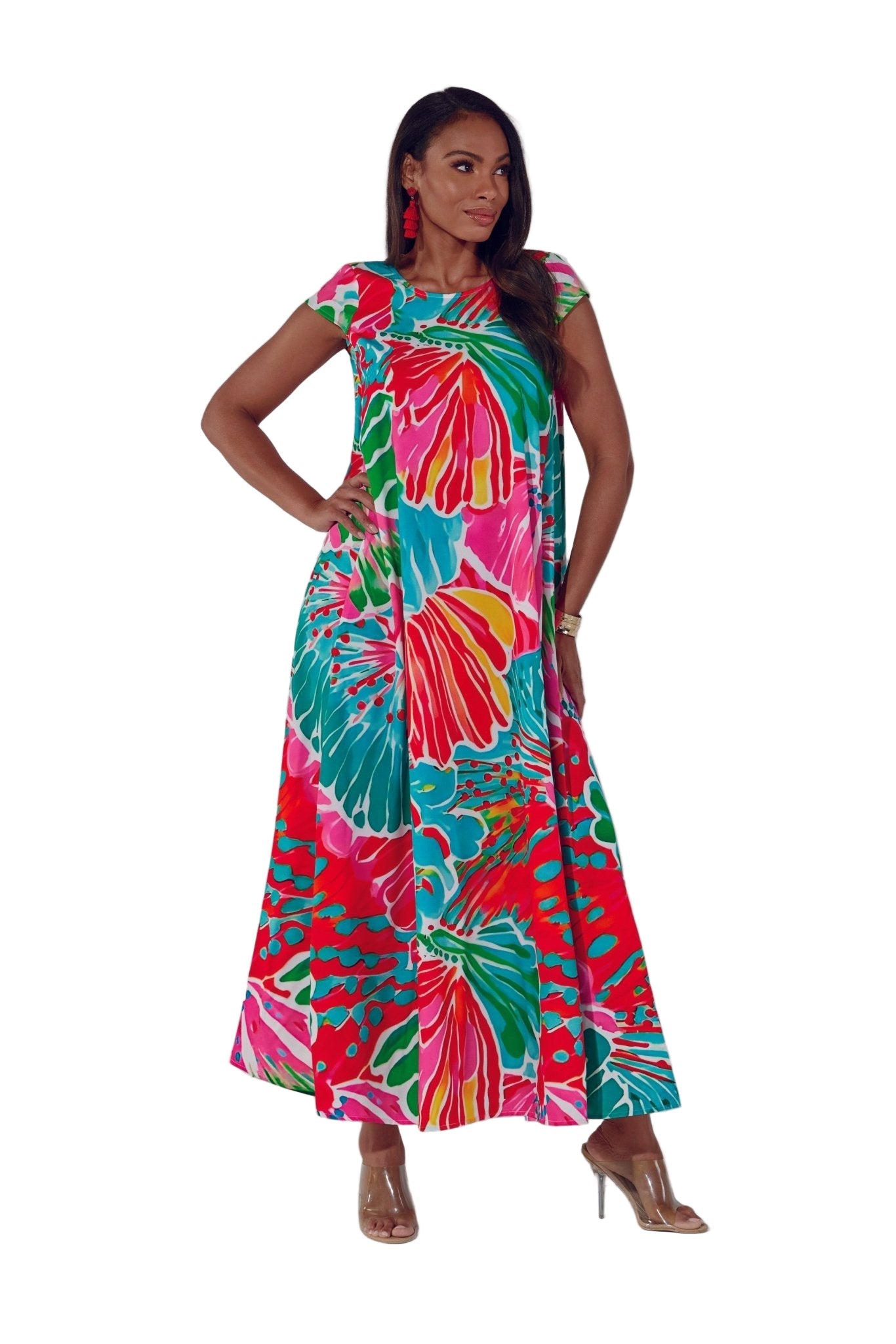 Summer Garden Maxi Dress by EY Boutique