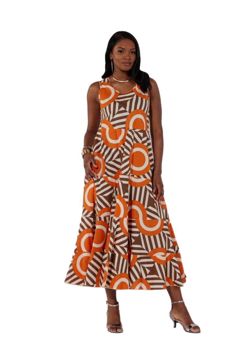 Authentic Geo Print Dress by Studio EY
