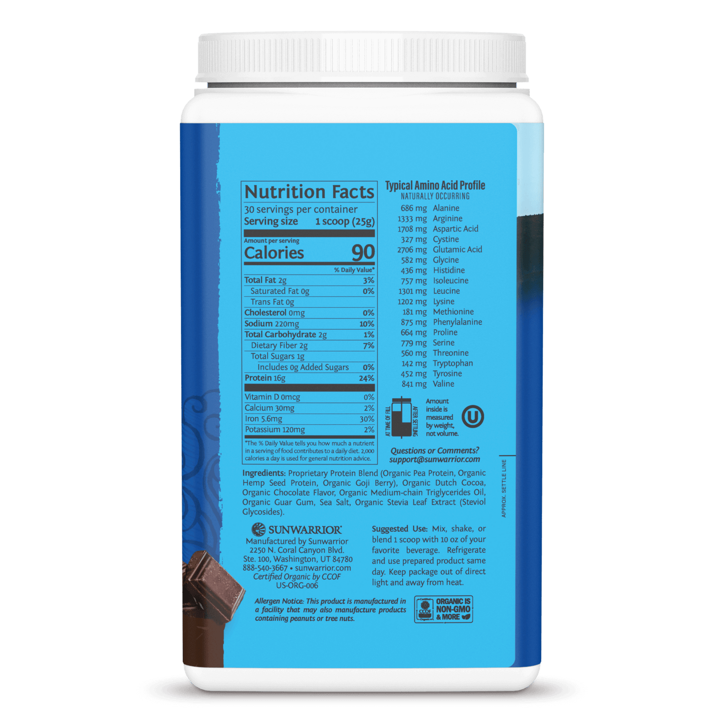 Warrior Blend Organic Chocolate