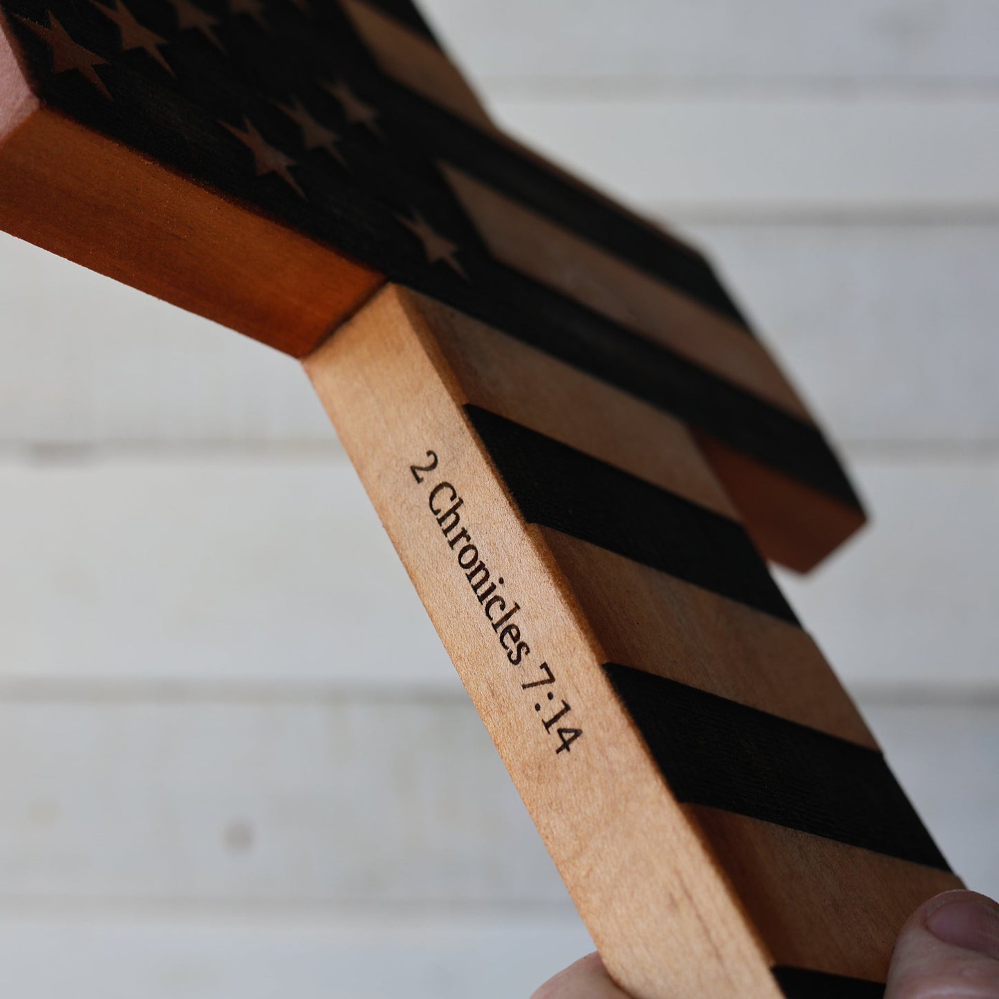 Bless the USA :: Wooden Cross