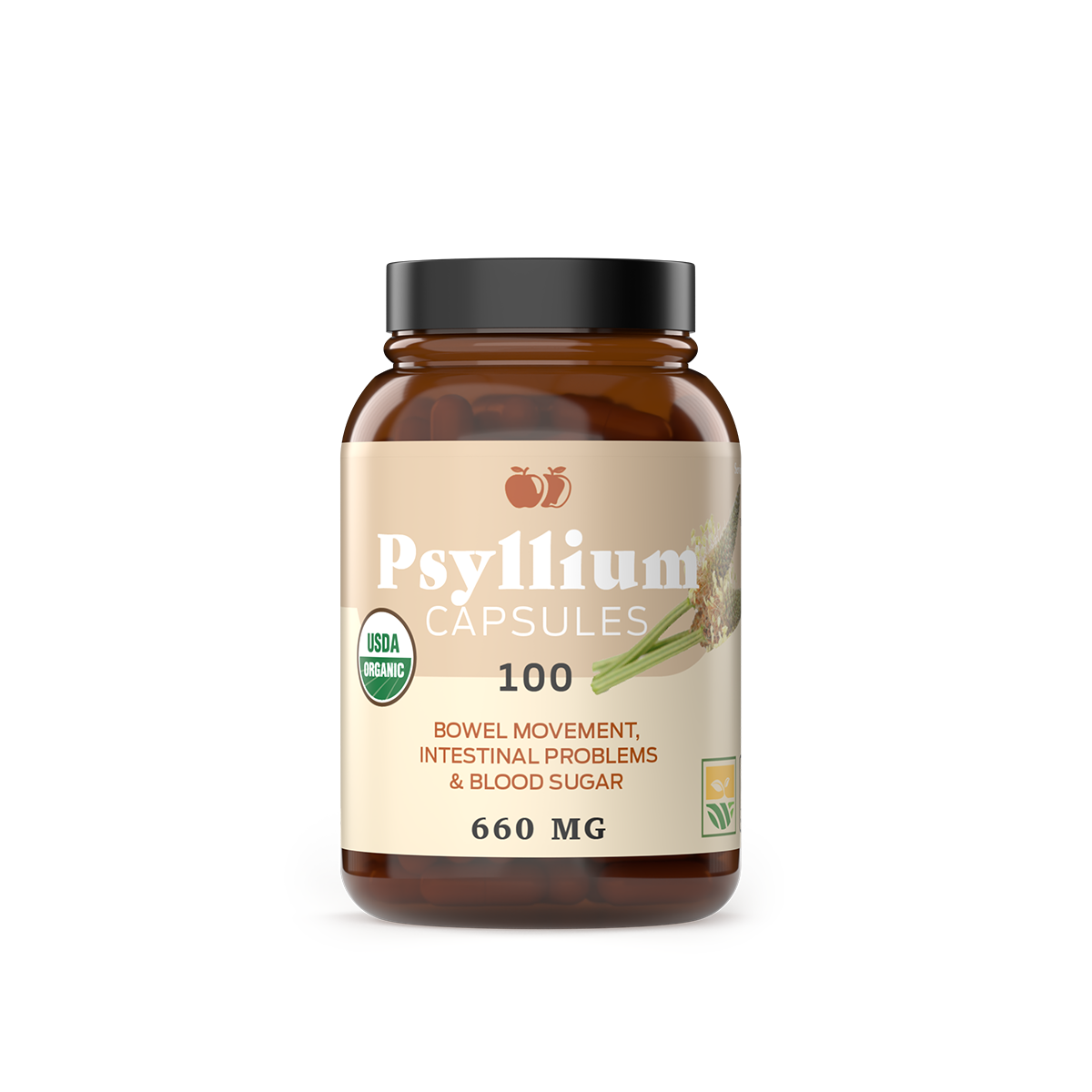 Organic Psyllium Husk Capsules