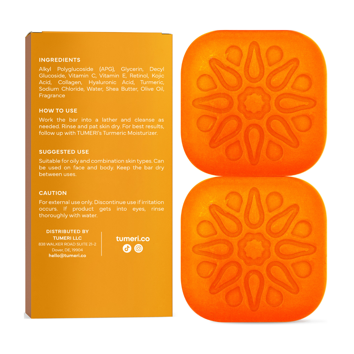 Turmeric Kojic Acid Soap - Face and Body - Concordia Style Boutique