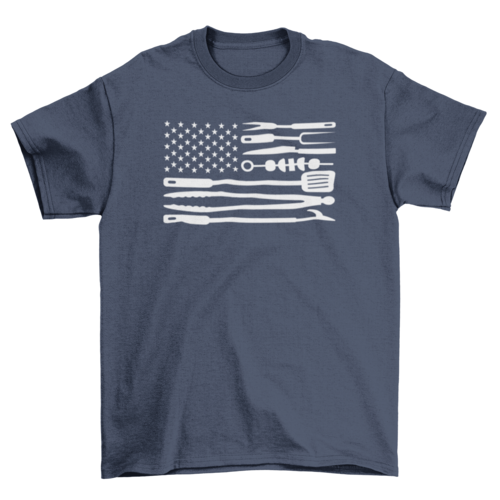 American flag bbq tools t-shirt - Concordia Style Boutique