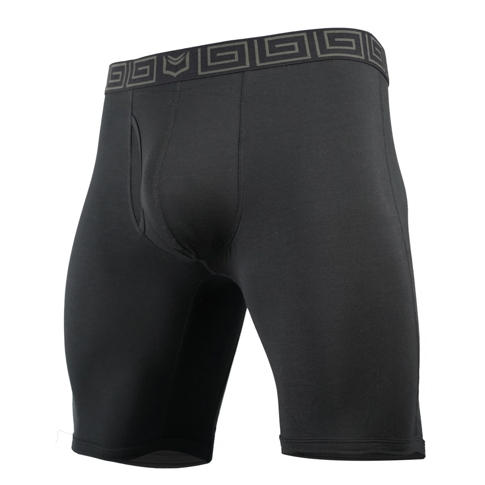 SHEATH V Bamboo Men's 8" Sports Performance Boxer Brief - Premium Underwear from SHEATH UNDERWEAR - Just $33.15! Shop now at Concordia Style Boutique
