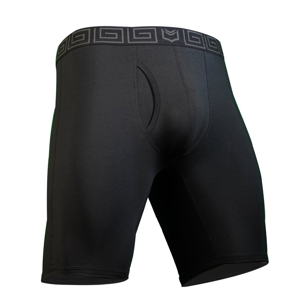 SHEATH V Bamboo Men's 8" Sports Performance Boxer Brief - Premium Underwear from SHEATH UNDERWEAR - Just $33.15! Shop now at Concordia Style Boutique