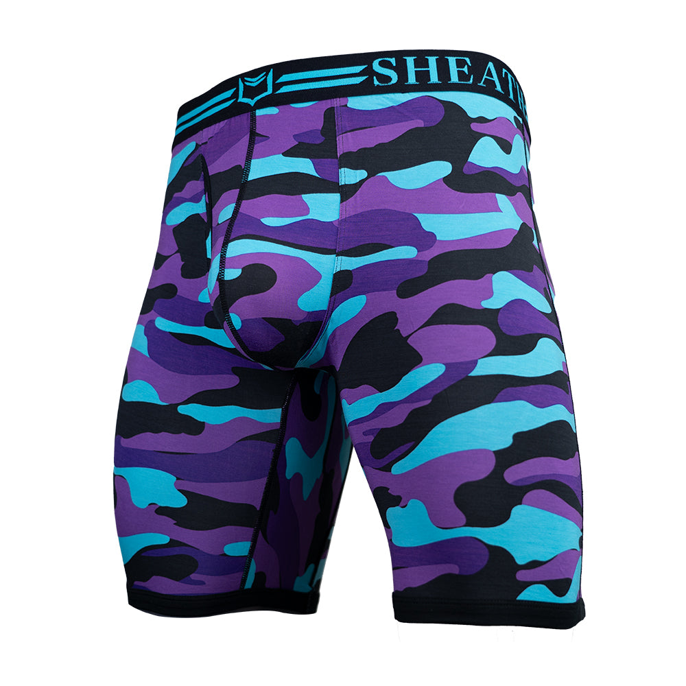 SHEATH V Men's 8" Sports Performance Boxer Brief - Premium Underwear from SHEATH UNDERWEAR - Just $16! Shop now at Concordia Style Boutique