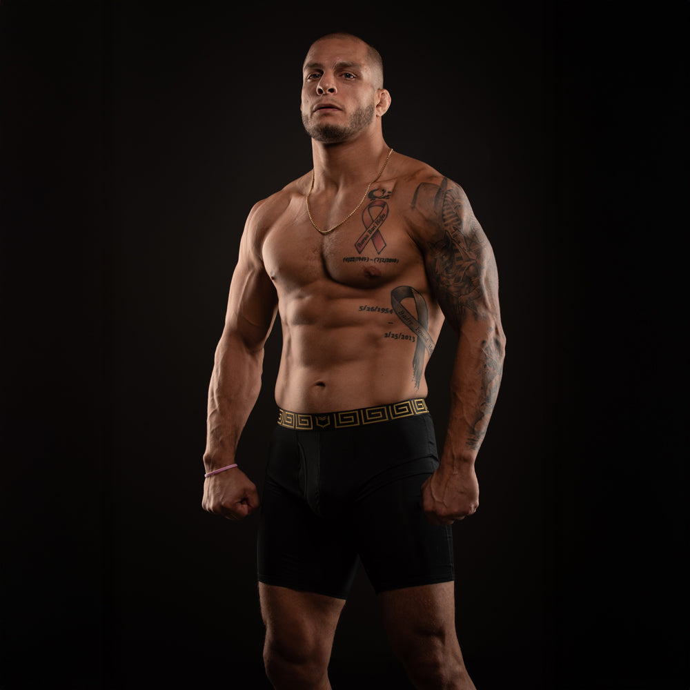 SHEATH V Men's 8" Sports Performance Boxer Brief - Premium Underwear from SHEATH UNDERWEAR - Just $28.05! Shop now at Concordia Style Boutique