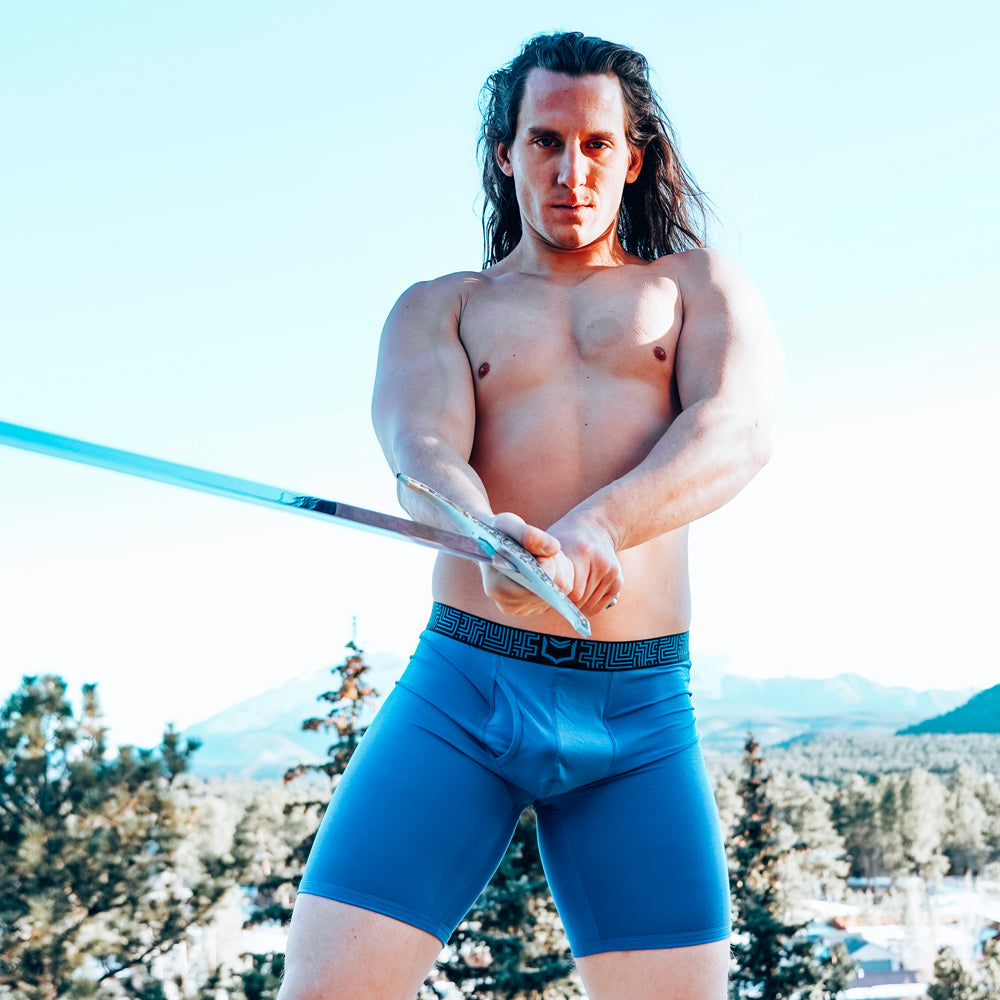 SHEATH V Colossus Men's 8" Sports Performance Boxer Brief - Premium Underwear from SHEATH UNDERWEAR - Just $28.05! Shop now at Concordia Style Boutique