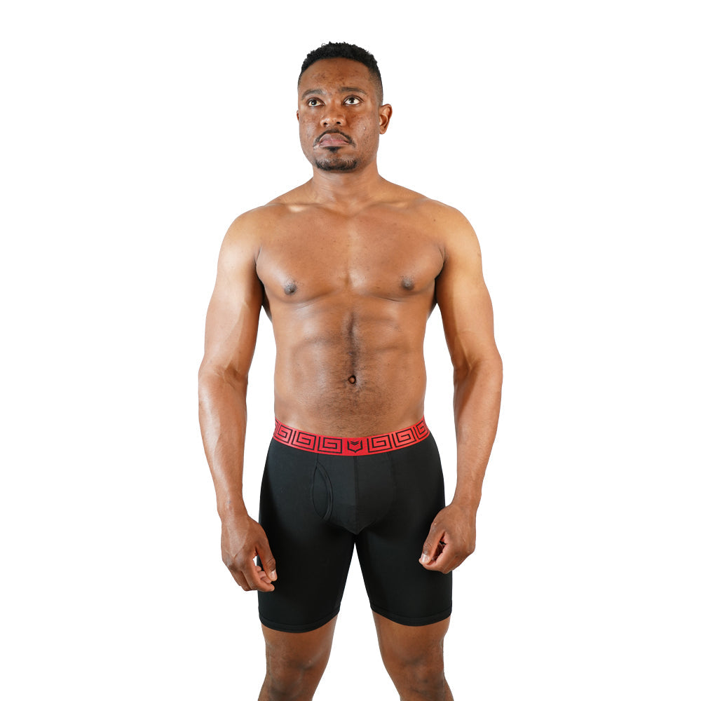 SHEATH V Men's 8" Sports Performance Boxer Brief - Premium Underwear from SHEATH UNDERWEAR - Just $28.05! Shop now at Concordia Style Boutique