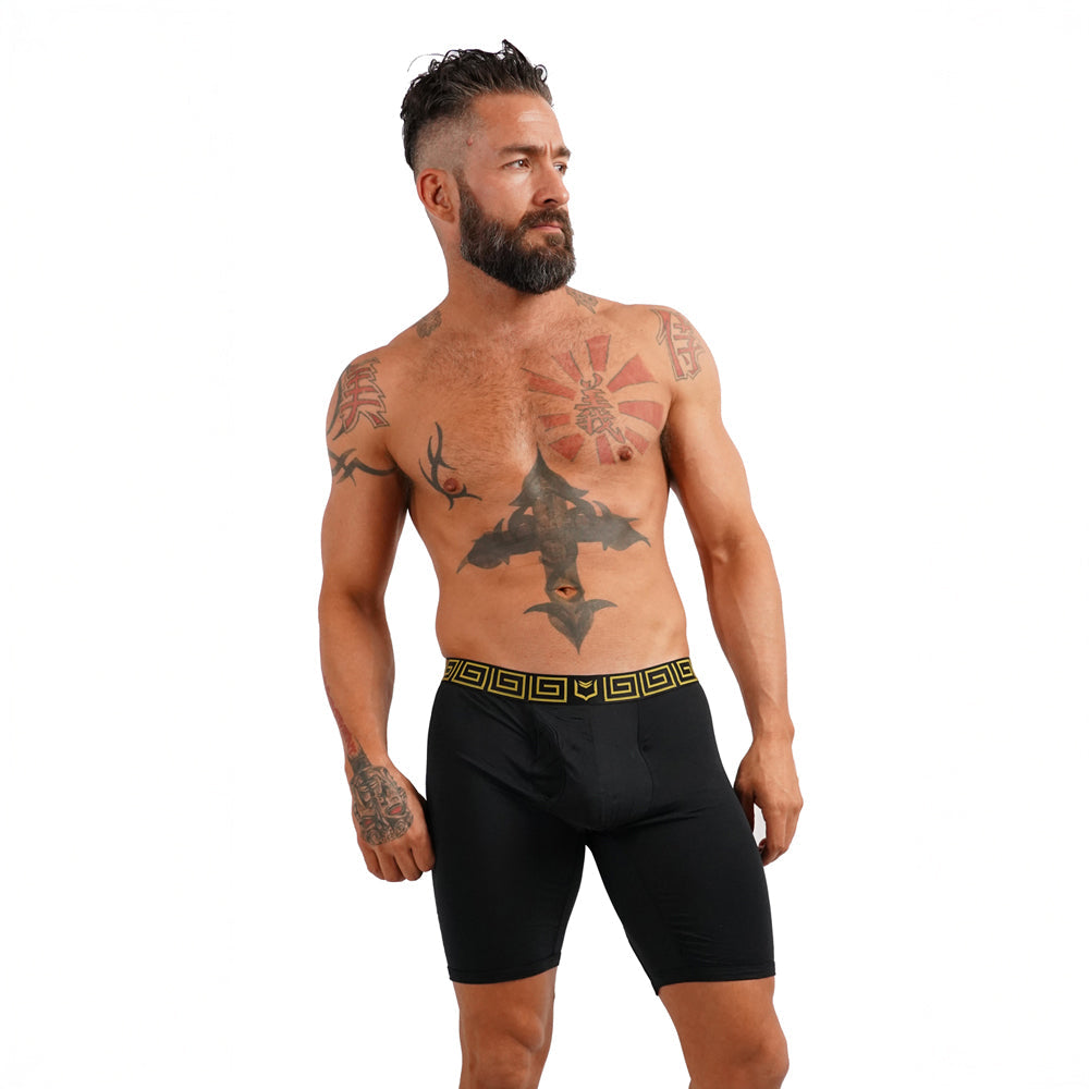 SHEATH V Men's 8" Sports Performance Boxer Brief - Premium Underwear from SHEATH UNDERWEAR - Just $28.05! Shop now at Concordia Style Boutique