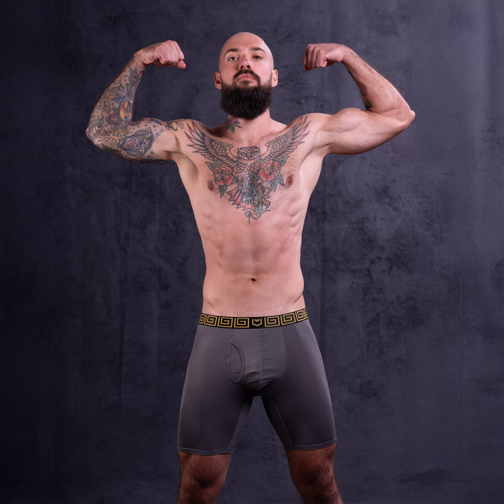 SHEATH V AirFlow 8" Sports Performance Boxer Brief - Premium Underwear from SHEATH UNDERWEAR - Just $31.35! Shop now at Concordia Style Boutique