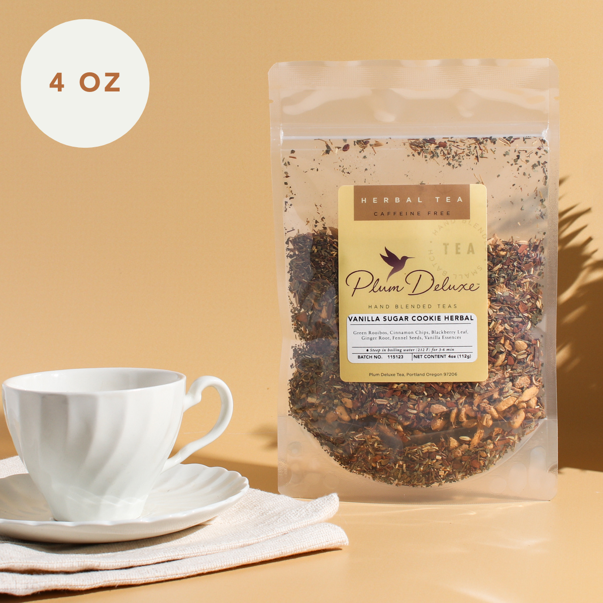 Vanilla Sugar Cookie Herbal Dessert Tea - Concordia Style Boutique