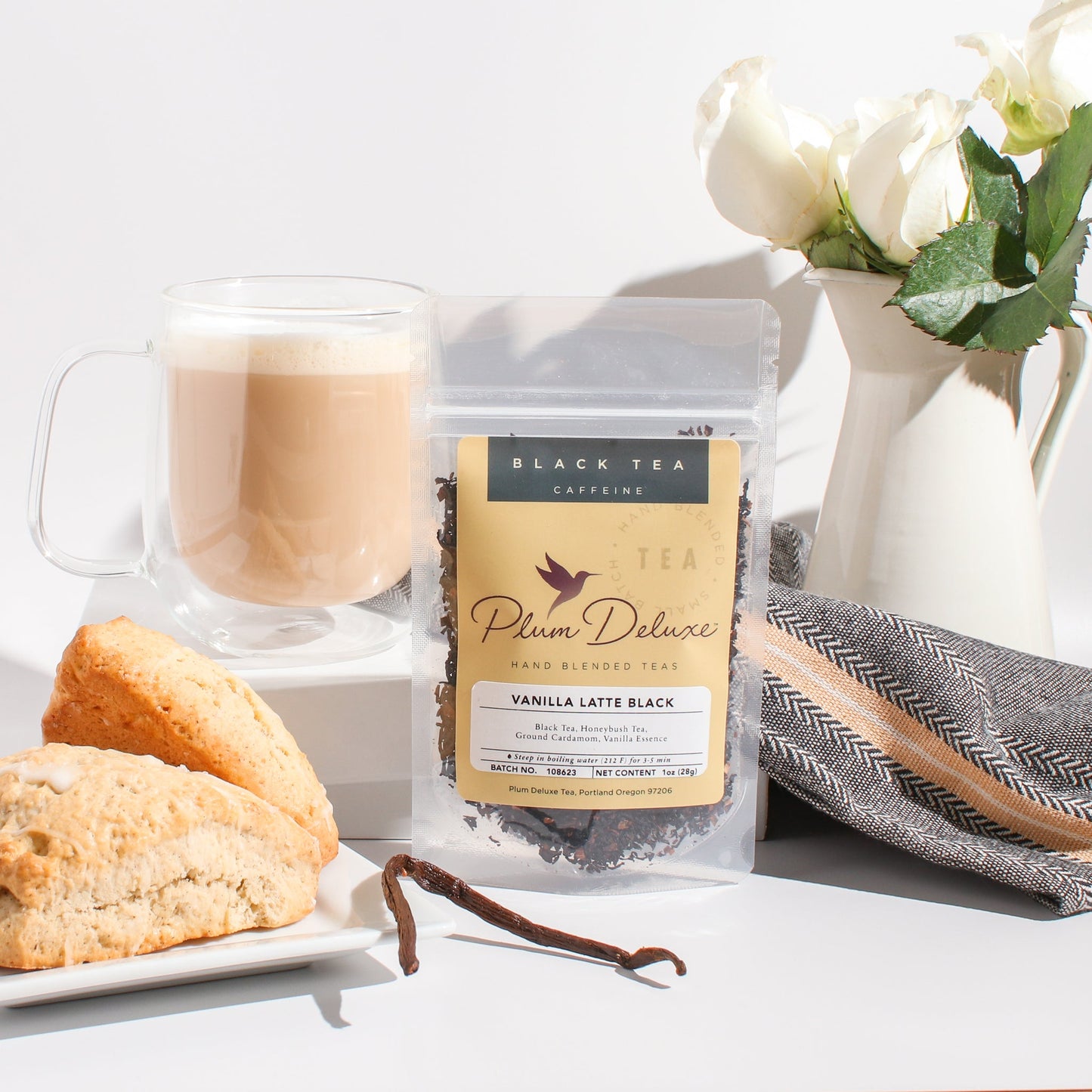 Vanilla Latte Tea (Cardamom Vanilla Creme) - Concordia Style Boutique