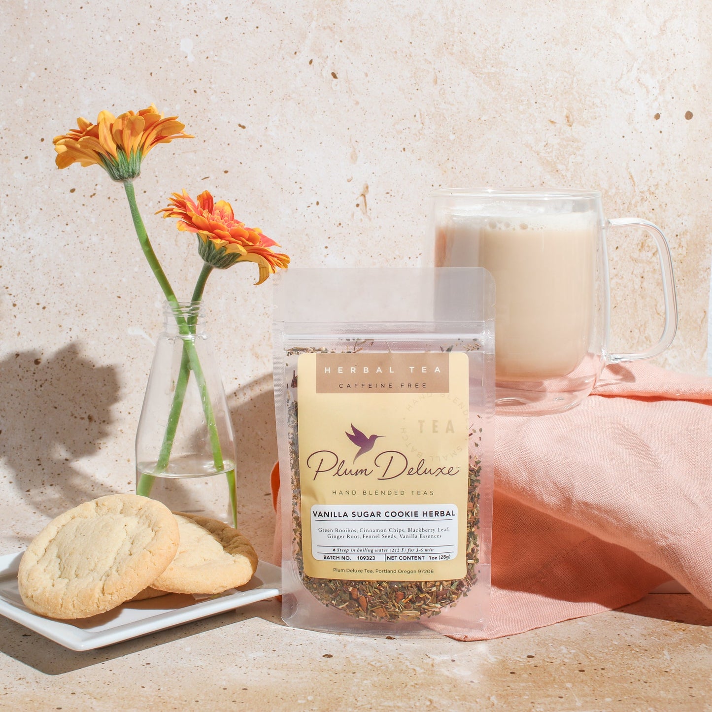 Vanilla Sugar Cookie Herbal Dessert Tea - Concordia Style Boutique