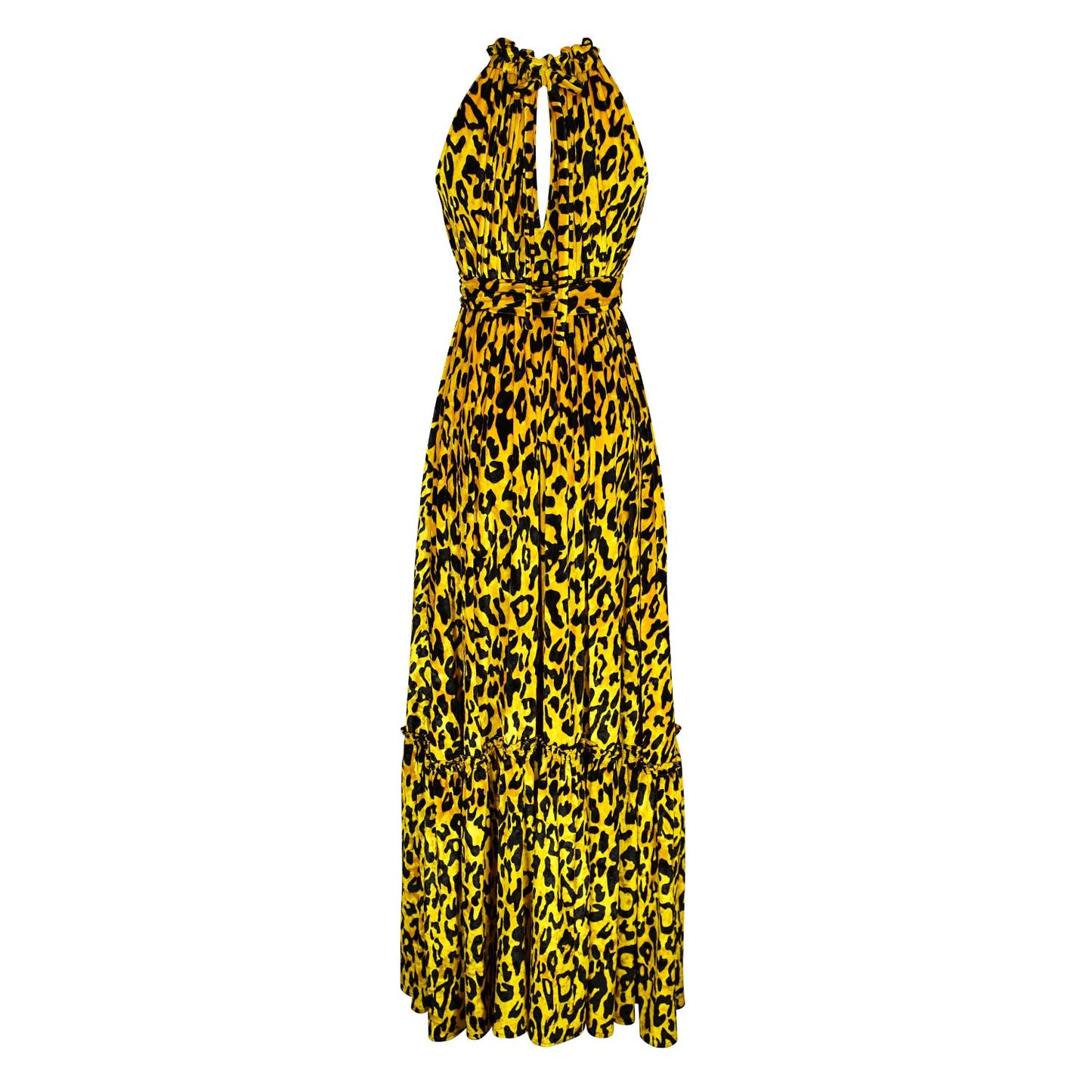 Vanya Gold Maxi Dress