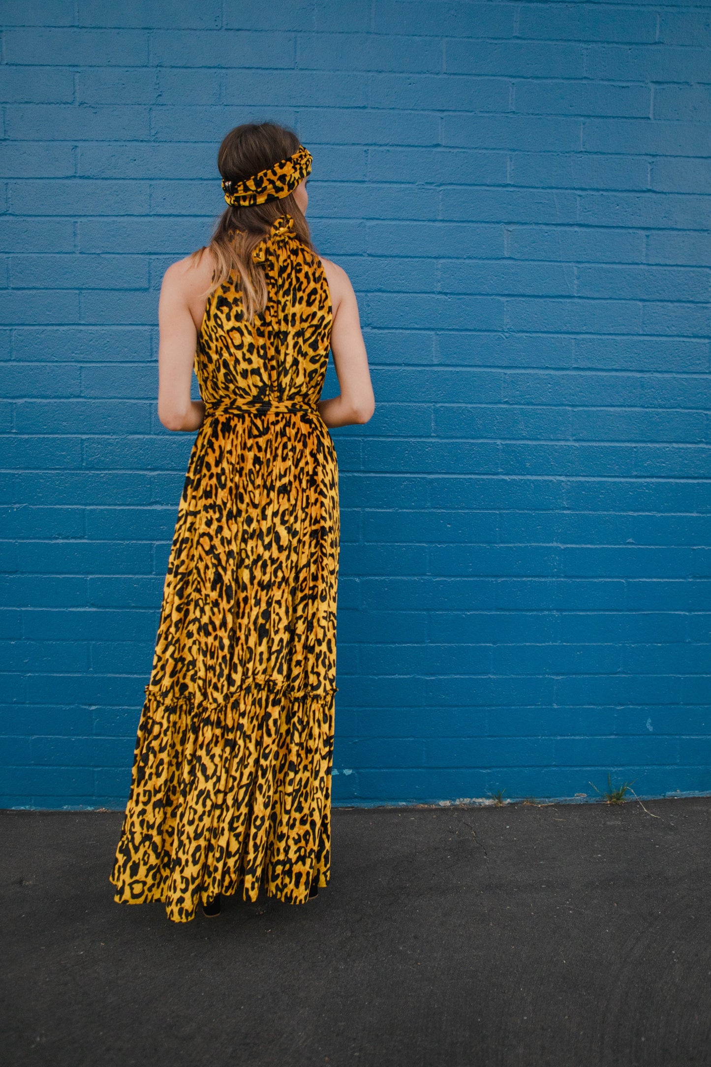 Vanya Gold Maxi Dress