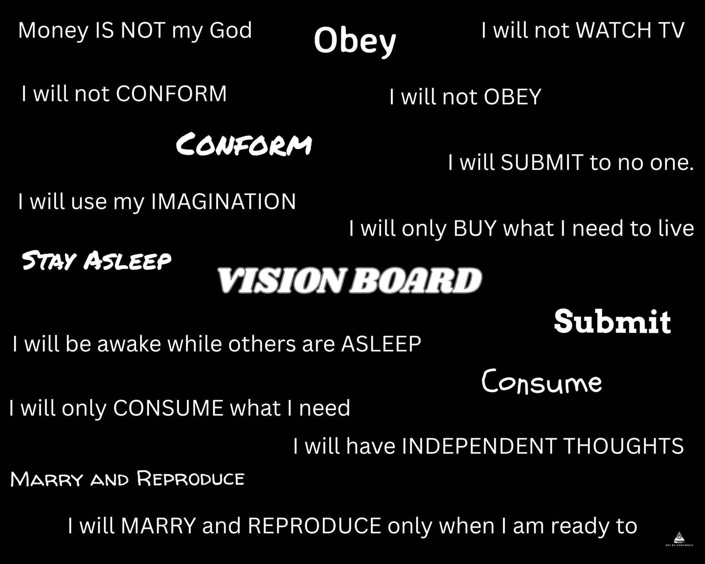 Vision Board (Printable + Digital File) Start Manifesting with Intention - Concordia Style Boutique