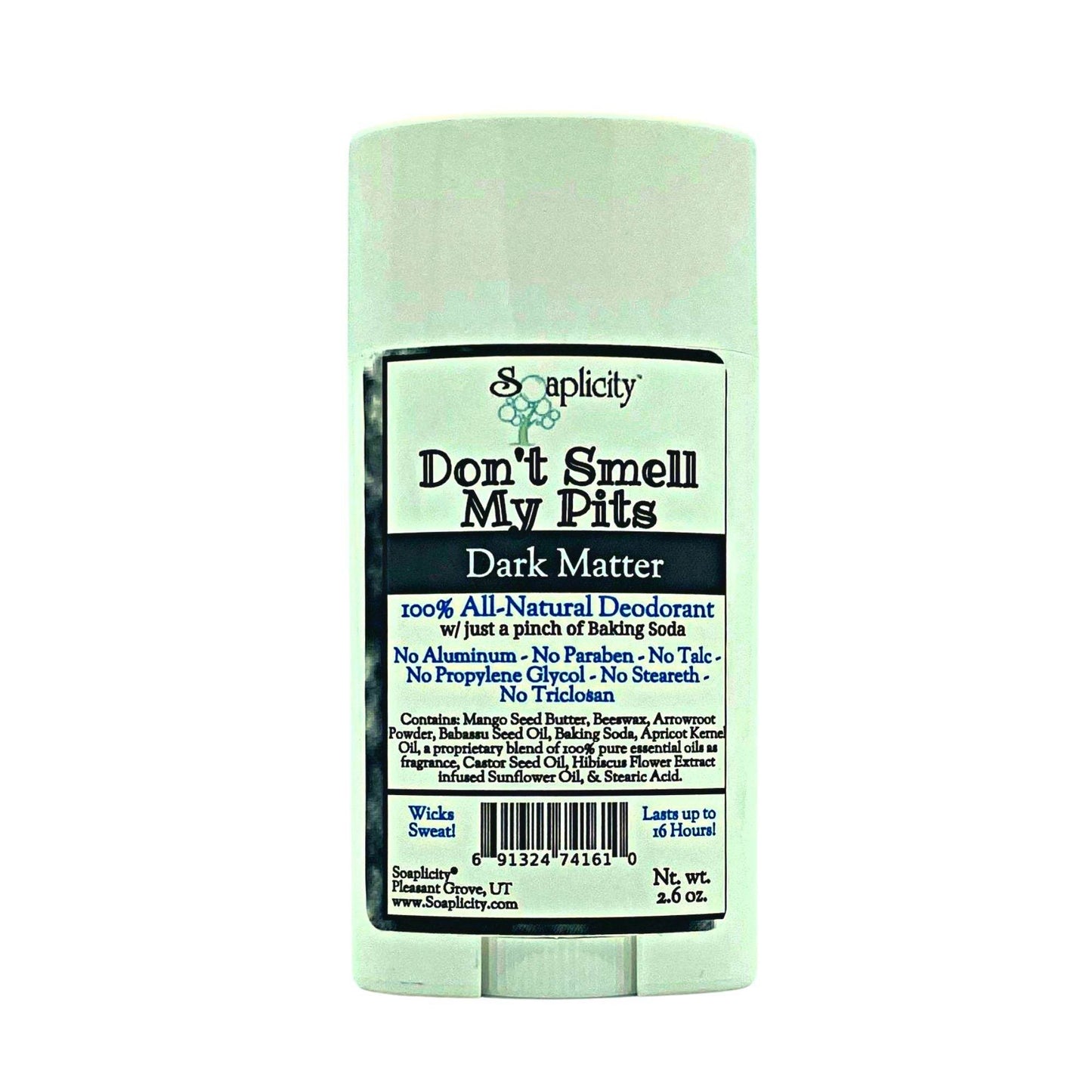Don't Smell My Pits Natural Deodorant - Dark Matter - Concordia Style Boutique