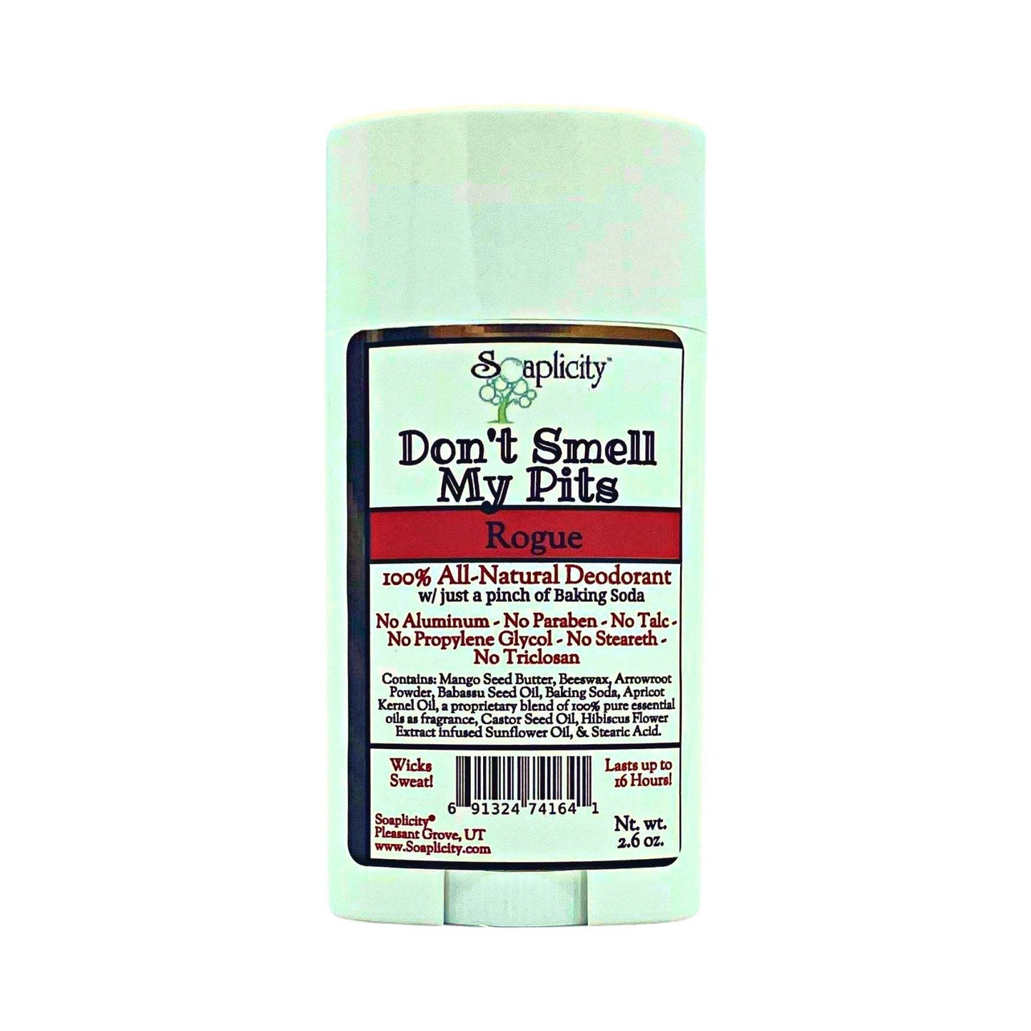 Don't Smell My Pits Natural Deodorant - Rogue - Concordia Style Boutique