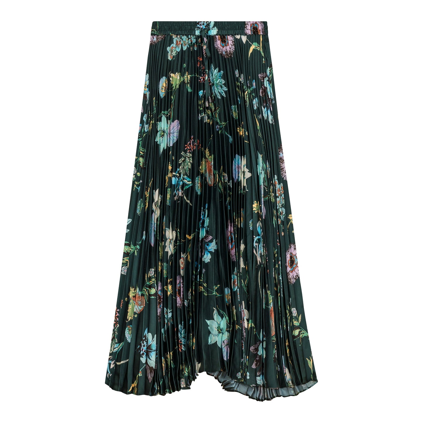 Accordian Pleated Printed Midi Skirt - Concordia Style Boutique
