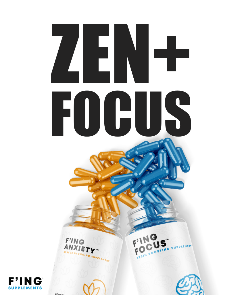 "Zen Focus Fusion" Stack - Premium Supplement from F'ing Focus Brain Boosting Supplement - Just $55! Shop now at Concordia Style Boutique