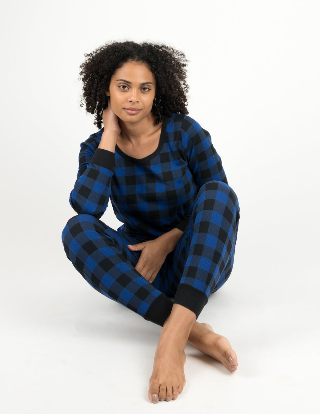 Black & Navy Plaid Matching Family Pajama Set - Concordia Style Boutique