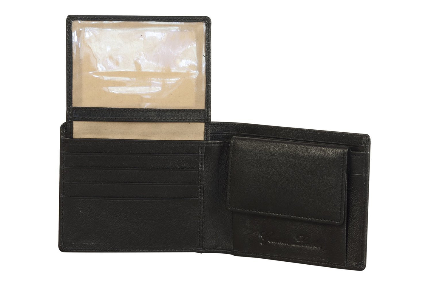 Sakkas Men's Leather Bi-fold Wallet -Id Windows / Card Slots with Gift Bag - Concordia Style Boutique