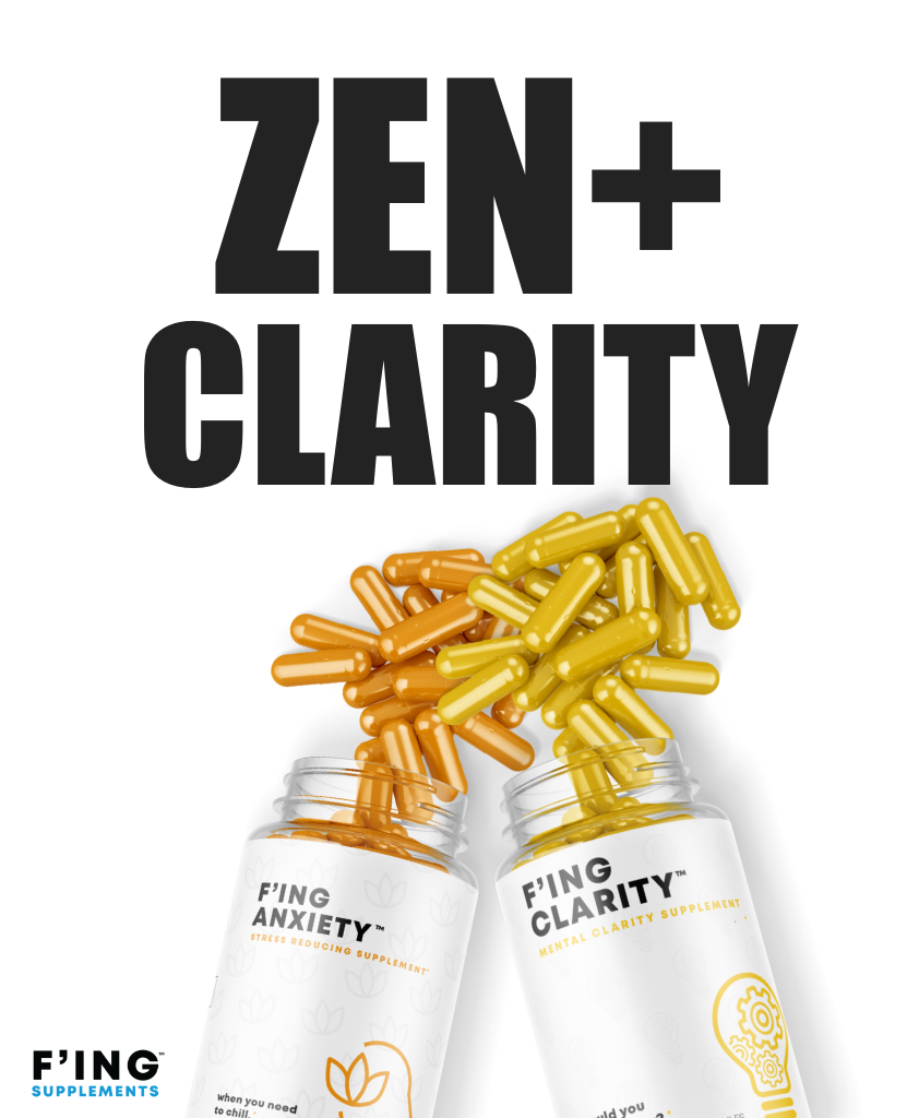 "Calm + Clear" Stack - Premium Supplement from F'ing Focus Brain Boosting Supplement - Just $55! Shop now at Concordia Style Boutique