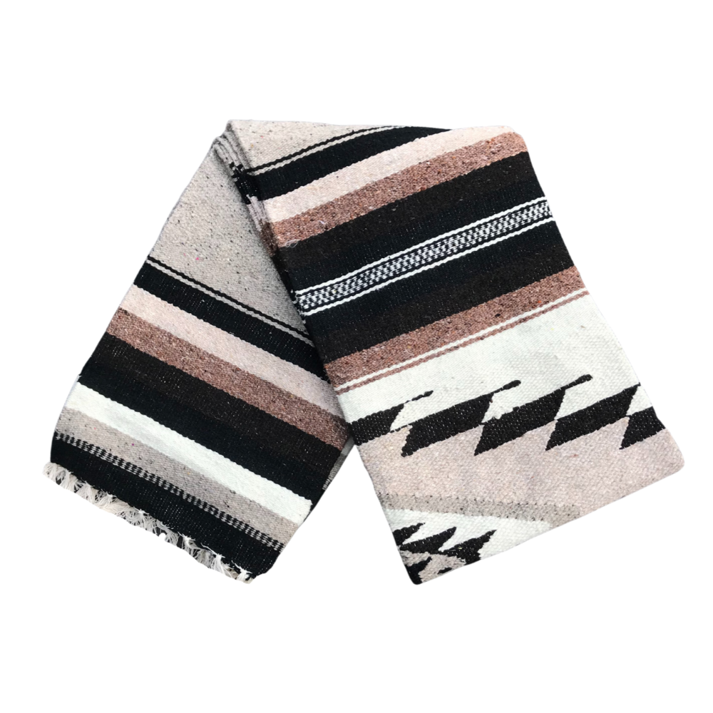 Brown Wool Mexican Blanket - Concordia Style Boutique