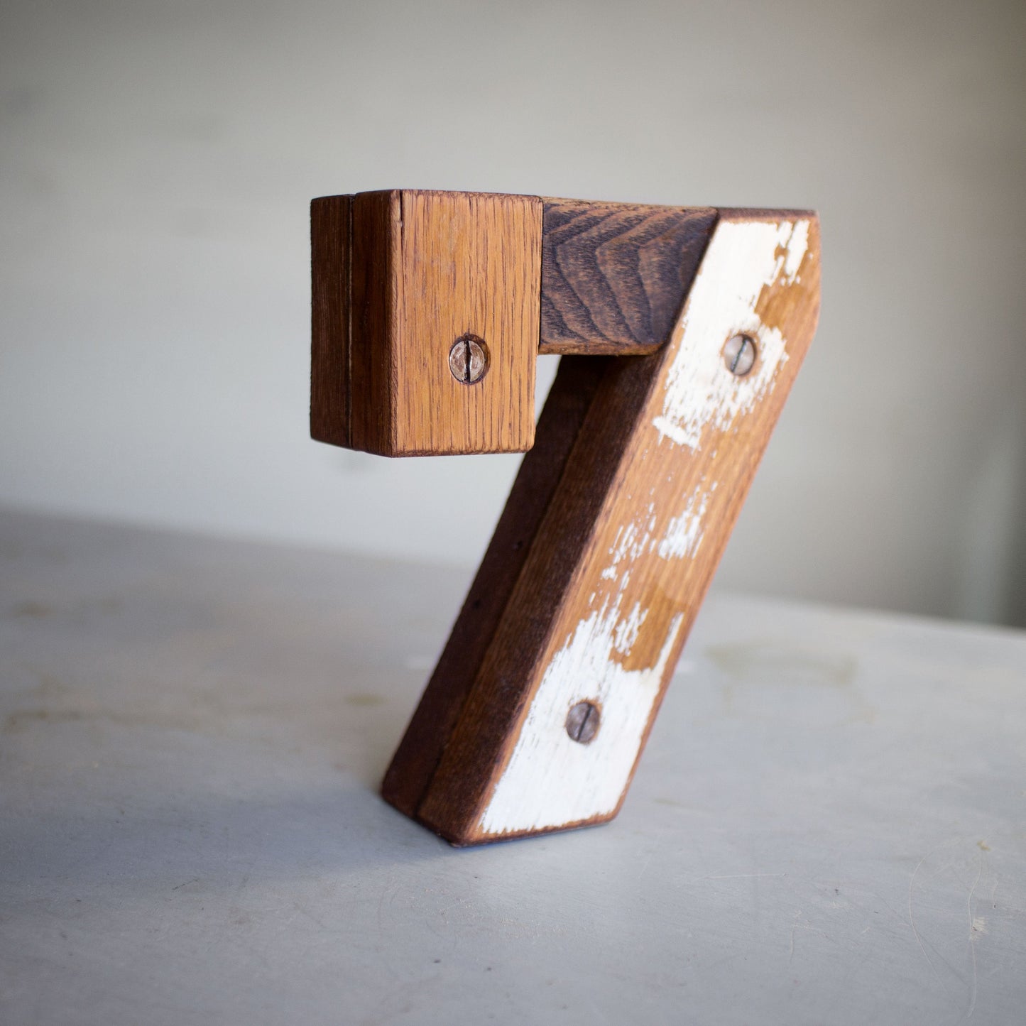 Handmade Wooden Numbers