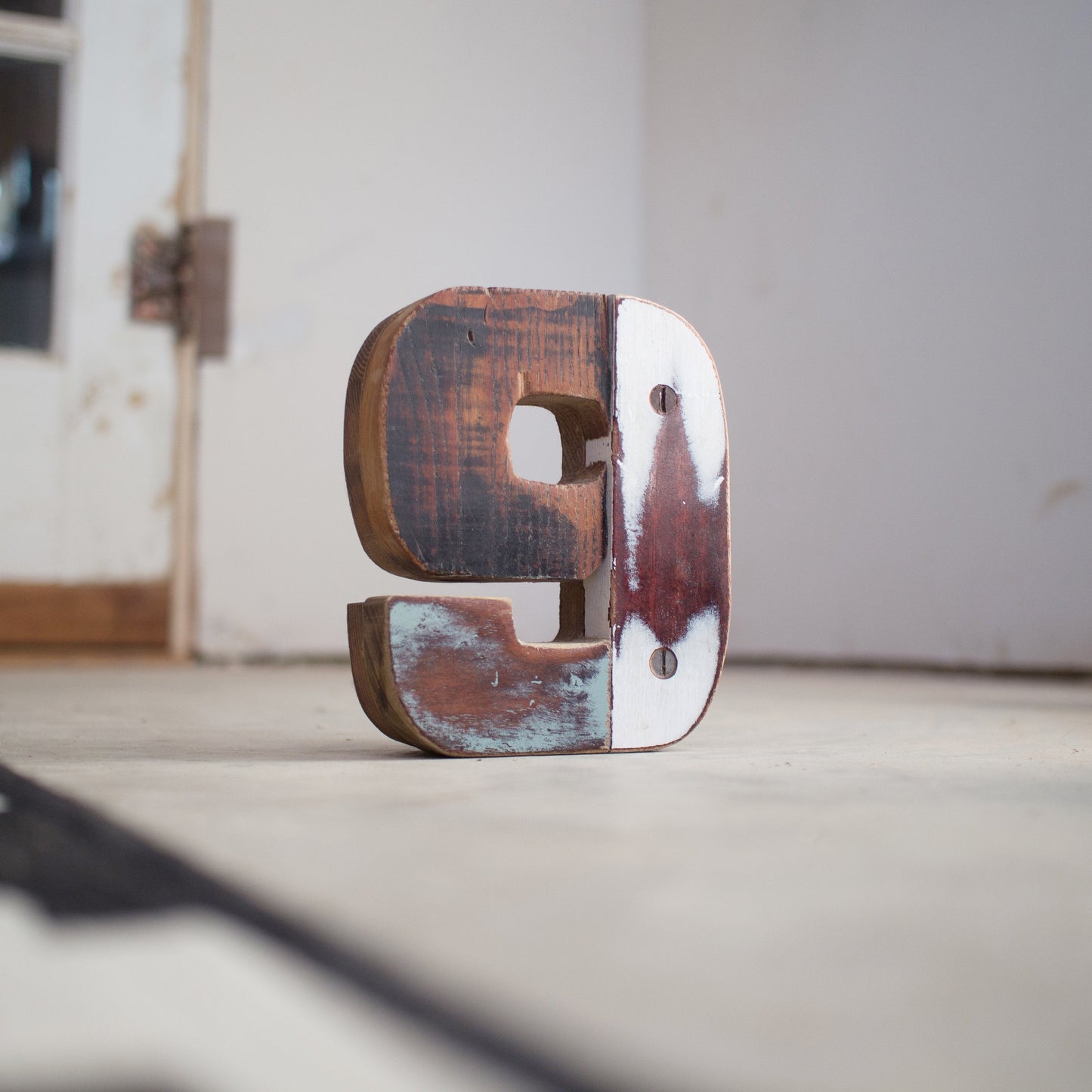 Handmade Wooden Numbers
