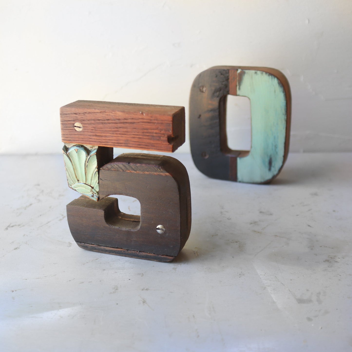 Handmade Wooden Numbers