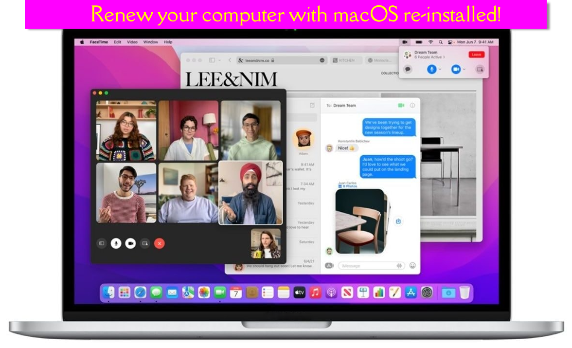 Apple Mac macOS Repair Reinstall Upgrade Recovery Bootable Live USB