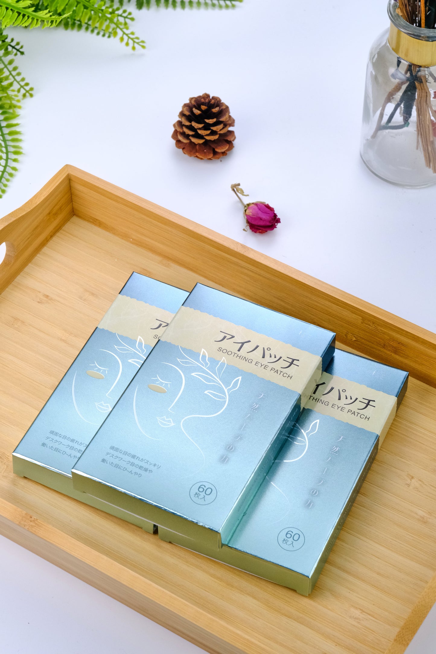 草本冷敷眼貼 - 1個月包裝 3盒裝(贈試用裝1袋,價值$5)