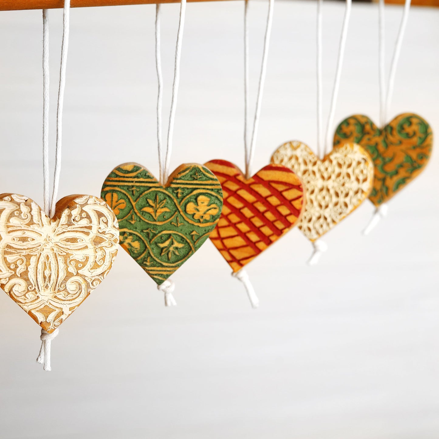 Engraved Heart Ornaments