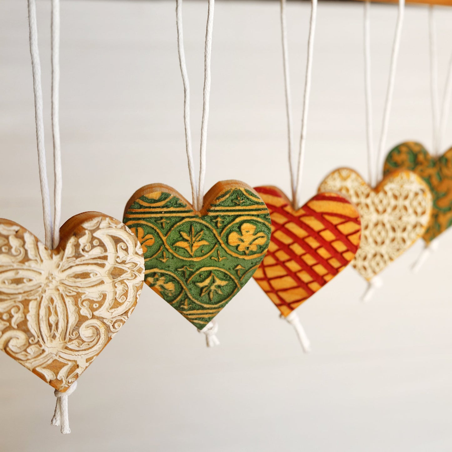 Engraved Heart Ornaments