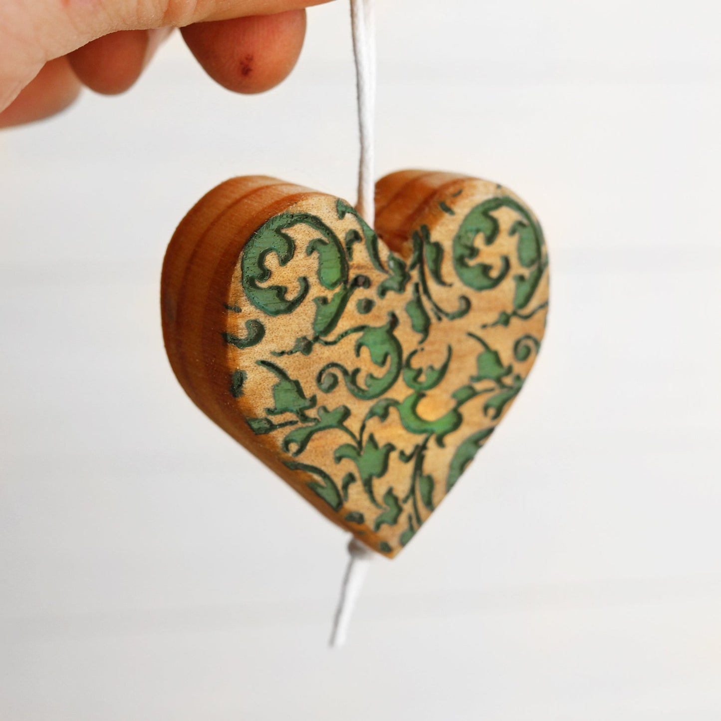 Engraved Heart Ornaments