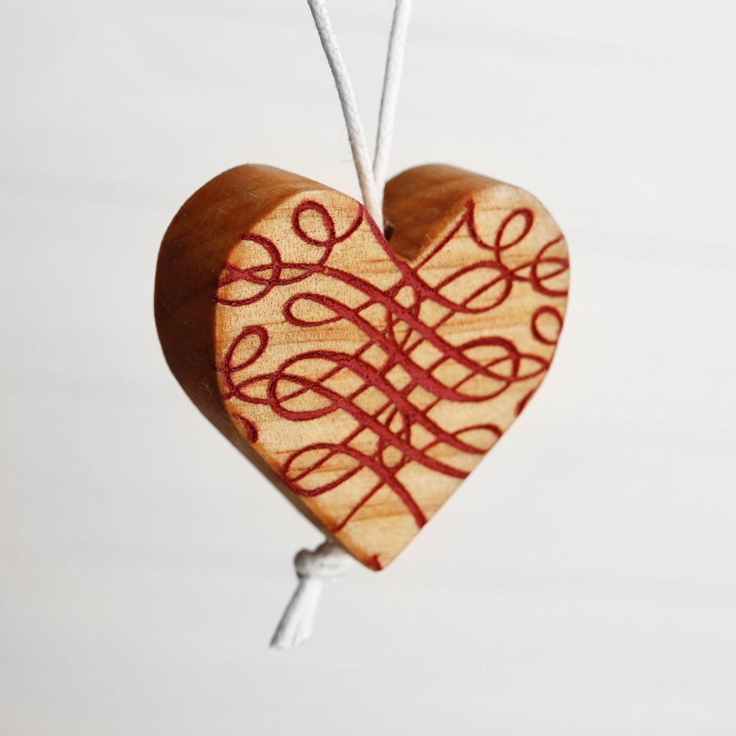 Engraved Heart Ornaments