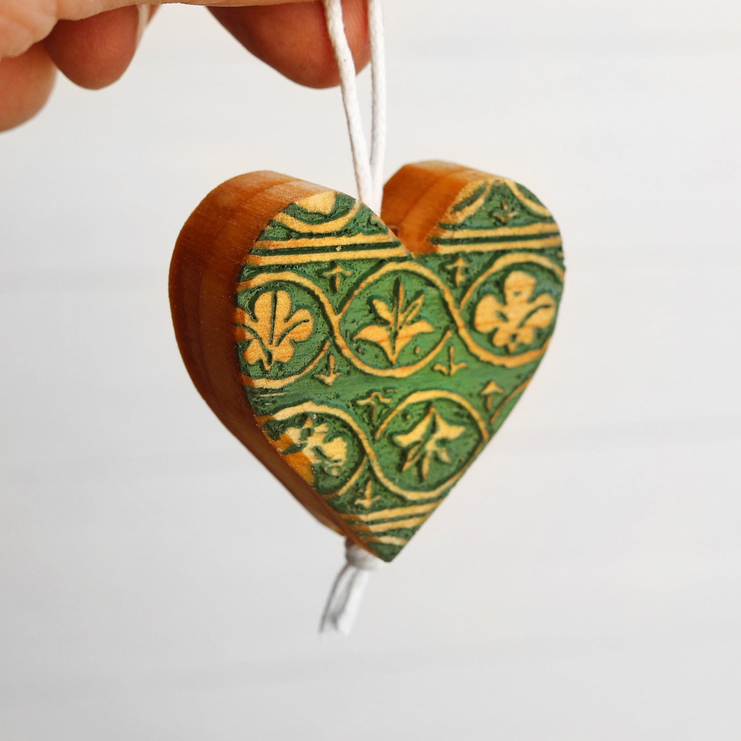 Engraved Heart Ornaments