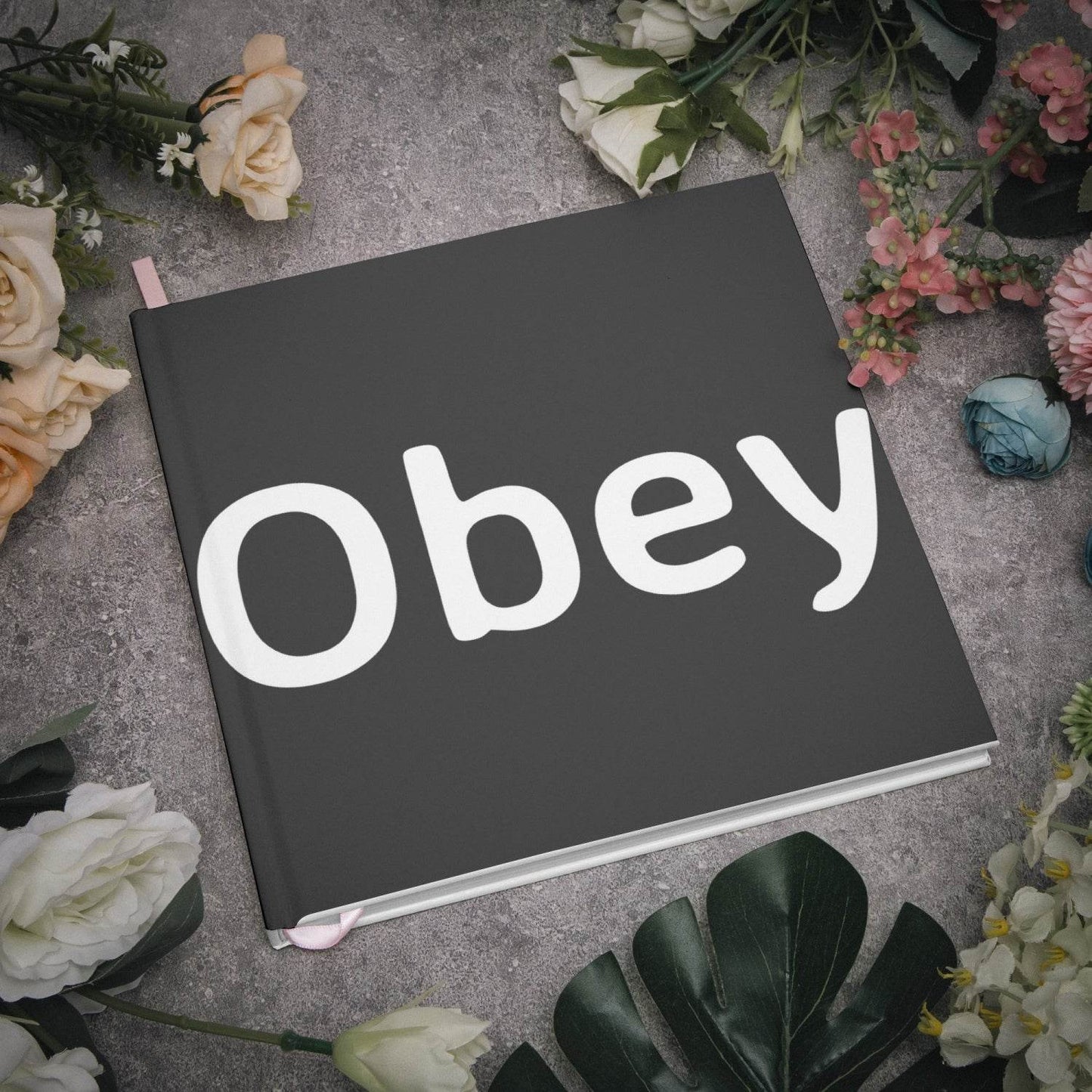 Obey - Square Wedding Guest Book - Concordia Style Boutique